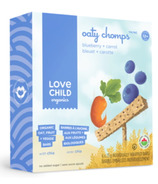 Barres Oaty Chomps de Love Child Organics bleuet et carotte