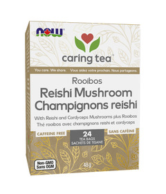 NOW Caring Tea Rooibos Reishi Mushroom