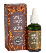 Gouttes sucrées de Stevia au chocolat