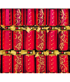 Walpert 12 Inch Crackers Crimson & Gold