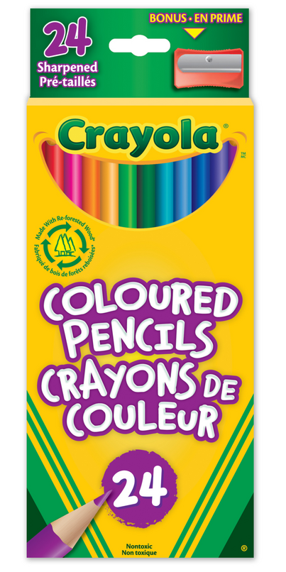 Crayola Coloured Pencils, 100 Count – Crayola Canada