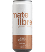 Mate Libre Yerba Mate Organic Energy Infusion Ginger Zero