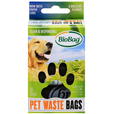 Biobag pet waste sales bags