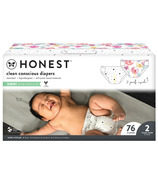 The Honest Company Diapers Club Box Young At Heart + Rose Blossom Taille 2
