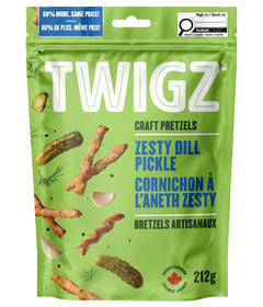 Twigz Pretzels Zesty Dill Pickle