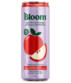 Bloom Sparkling Energy Drink Crisp Apple