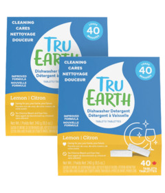 Tru Earth Dishwasher Detergent Tablets Lemon Bundle