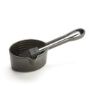 Outset Cast Iron Sauce Pot with Silicone Basting Brush