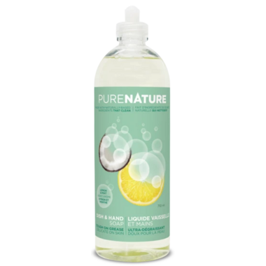 Purenature Dish & Hand Liquid Soap Lemon & Mint