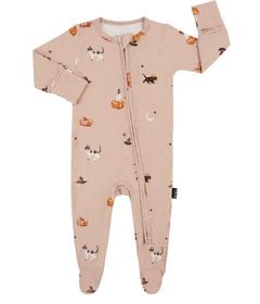 Belan.J Footed Zipper Sleeper Witch Cats