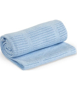Lulujo Cellular Blanket Cotton Blue