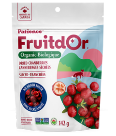 Fruit d'Or Organic Dried Cranberries Sliced No Added Sugar