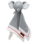 Juddlies Cottage Collection Organic Lovey Elephant Driftwood Grey