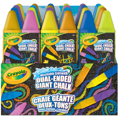 Buy Crayola Dual Ended Giant Sidewalk Chalk from Canada at Well.ca - Free Shipping