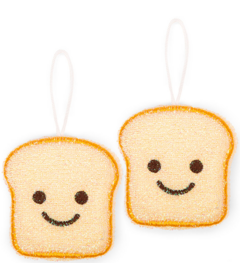 Kikkerland Dish Scrubbers Toast