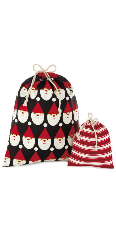 Buy Hallmark Drawstring Christmas Gift Bag Set at