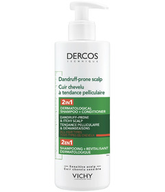 Shampooing et revitalisant 2 en 1 Dercos Vichy à tendance pelliculaire