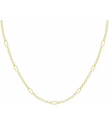 Natalie Wood Designs Eclipse Chain Layering Necklace Gold