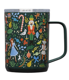 Corkcicle Mug Rifle Paper Co. Nutcracker Green