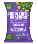 Maïs soufflé au cheddar et aux piments jalapeno - Purplesful Snacking
