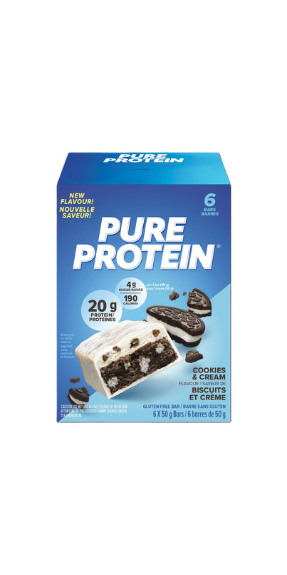 Buy Pure Protein Bar Cookies & Cream at Well.ca | Free Shipping $35+ in ...