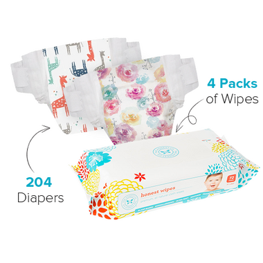 The Honest Company Size 3 Diapers & Wipes Bundle The Honest Company Size 3 Diapers & Wipes Bundle