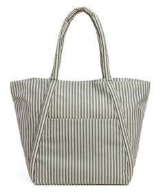 BAGGU Cloud Bag Sage Stripe