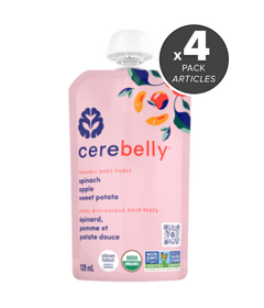 Cerebelly Organic Spinach Apple Sweet Potato Bundle