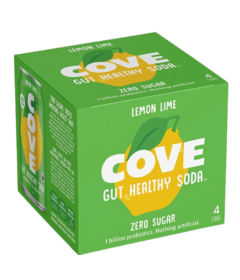 Cove Gut Healthy Soda Lemon Lime 