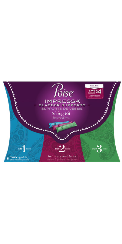 Buy Poise Impressa Bladder Supports Size 1 at