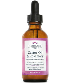 Heritage Store Castor Oil & Rosemary Volumizing Hair Treatment