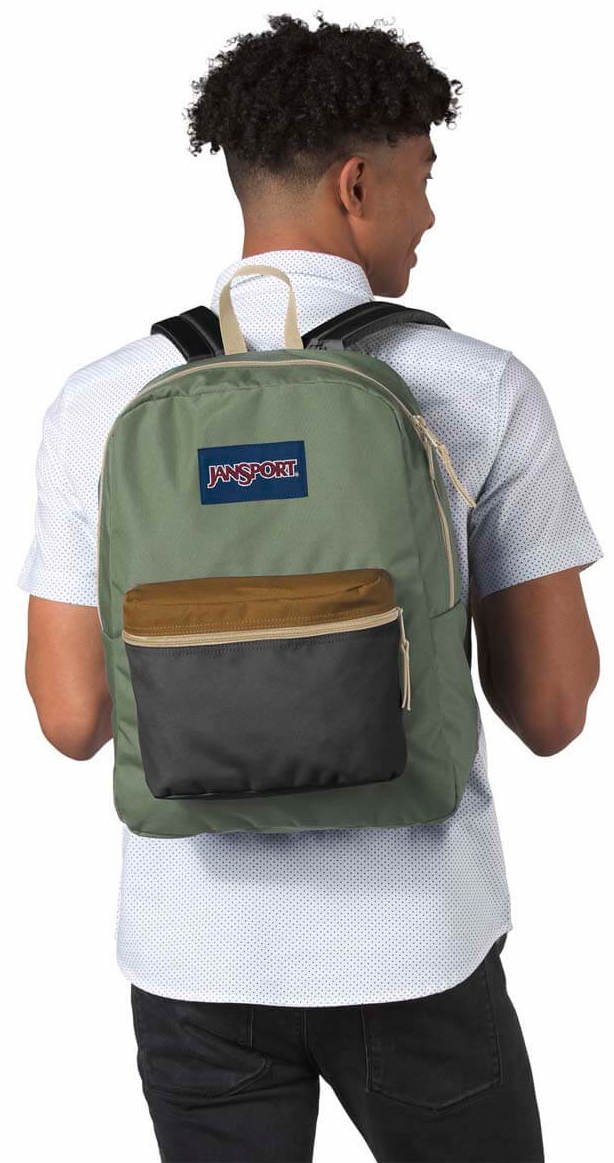 Buy Jansport Exposed Backpack Muted Green & Soft Tan 25 L at Well.ca