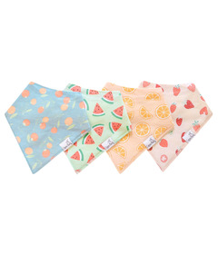 Copper Pearl Bandana Bib Set Clementine