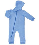 Silkberry Baby Bamboo Fleece Hooded Romper with Zipper Vista