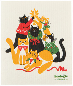 Ecologie By Danica Swedish Dishcloth Kitty Carol