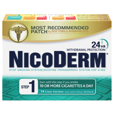 Nicoderm Clear Step 1 Nicotine Patches 14 Pack Nicoderm Clear Step 1 Nicotine Patches 14 Pack