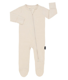 image of Belan.J Footed Zipper Sleeper Buttermilk with sku:336854
