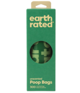Rouleau unique de sacs à déjections canines non parfumés d'Earth Rated Pantry