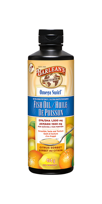 Buy Barlean's Fish Omega Swirl Ultra High Potency Citrus Sorbet from Canada  at Well.ca - Free Shipping