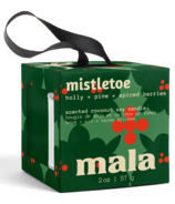 Mala The Brand Scented Candle Mini Ornament Mistletoe 