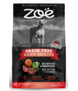 Zoe croquettes pour chiens sans grain bœuf, citrouille et pois