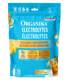 Sachets de thé glacé au citron Organika Electrolytes