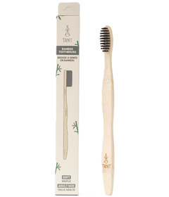 TANIT Adult Soft Charcoal Bamboo Toothbrush