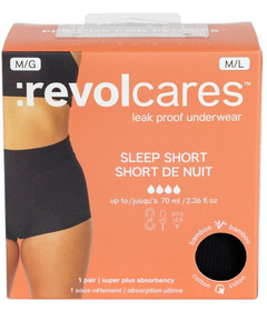 Revol Cares Period Sleep Short Black