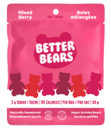 Better Bears Vegan Gummy Bears Mélange de baies 