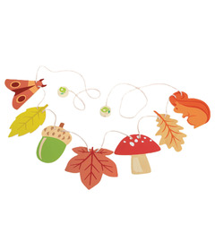 Tender Leaf Autumn Woodland Garland