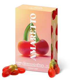 Vesper Bites Amaretto Cherries Gummies