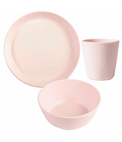 Tiny Twinkle Plastic Tableware Bundle Rose