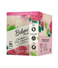 Belvoir Farm Sparkling Soft Drink Elderflower & Rose Lemonade