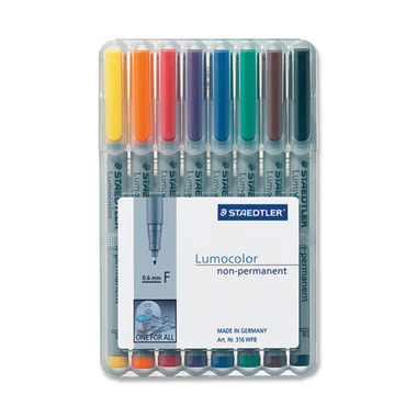 Staedtler Lumocolour Non Permanent Fine Point Markers Staedtler Lumocolour Non Permanent Fine Point Markers